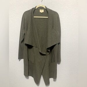 Inae Collection Waterfall Blanket Wool Blend Cardigan